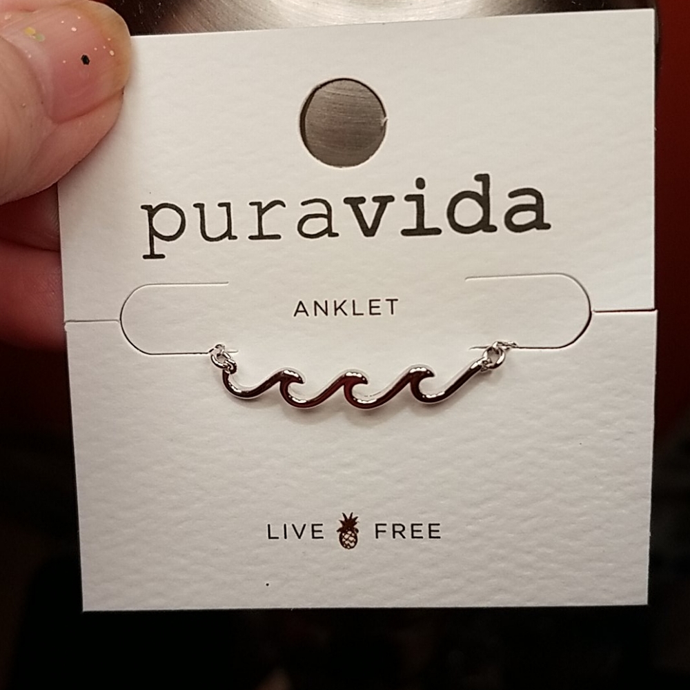 PuraVida WAVE ANKLET (Restocked) GREAT FOR GIFTS ♡BEST SELLER♡ - Picture 1 of 3